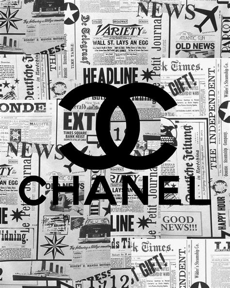 chanel wallpaper for walls|Chanel vintage wallpaper.